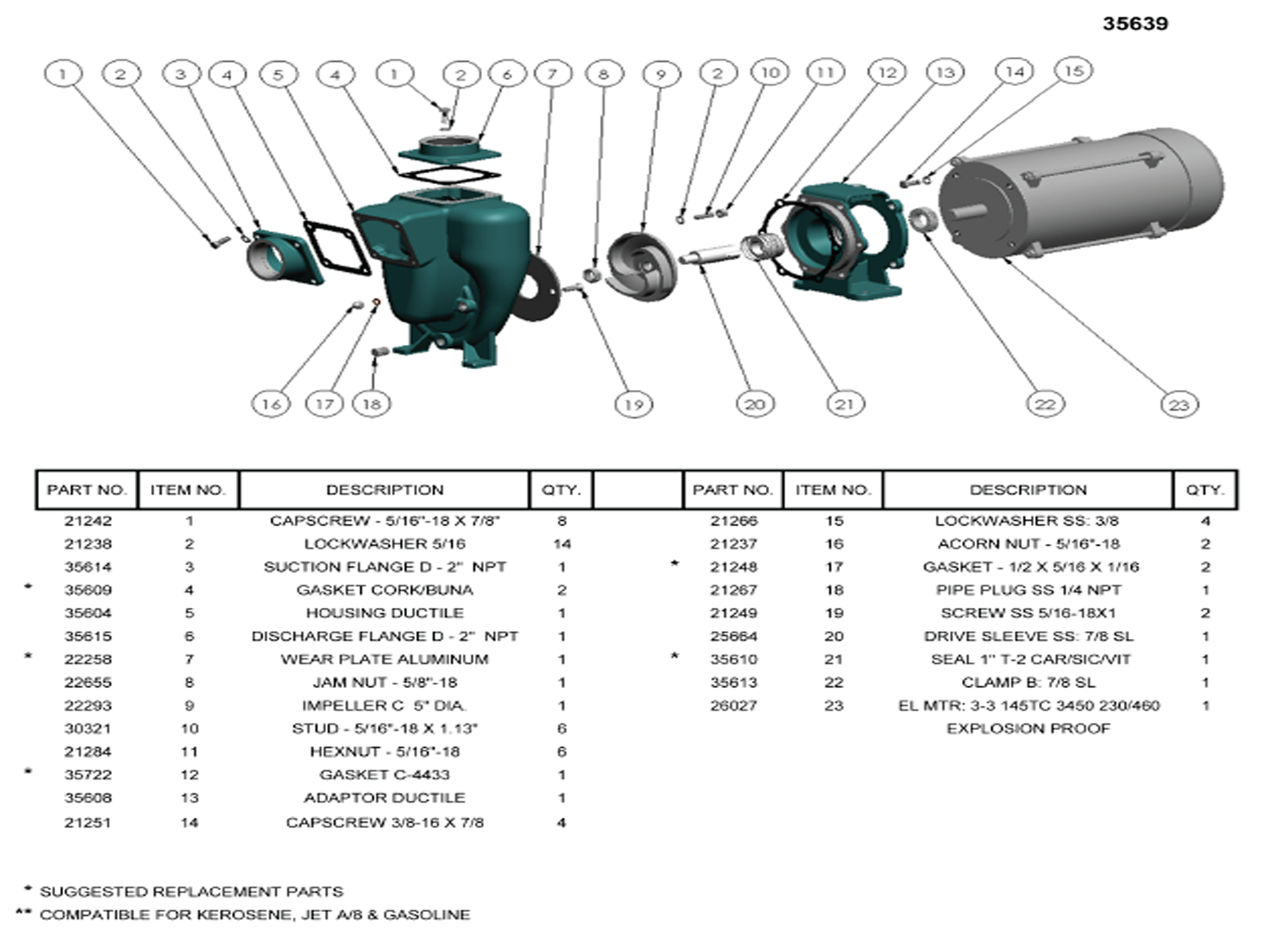 plano de partes mp pumps